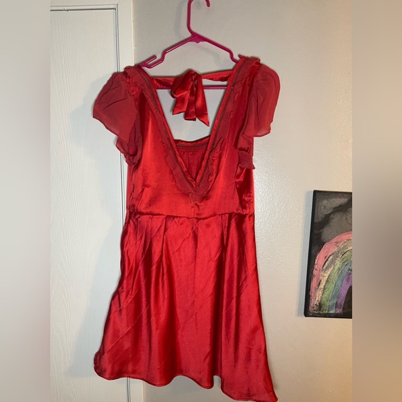 Free People x Revolve Visions Mini Slip Dress NWT - Picture 7 of 7